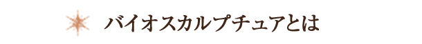 バイオスカルプチュアとは